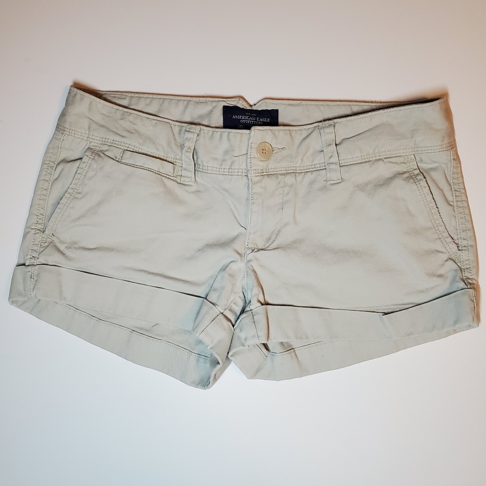 American Eagle Khaki Shorts